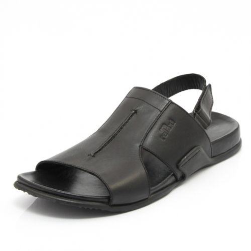 Men's leather sandals ARA 36702 02F (black)