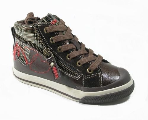 Sneaker alta GEOX J0321V 05404 C6006 - marrone