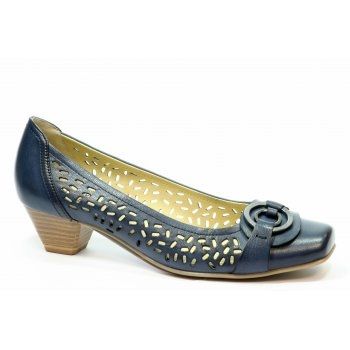 Немски Дамски обувки с ток CAPRICE 9-22302-28 - сини