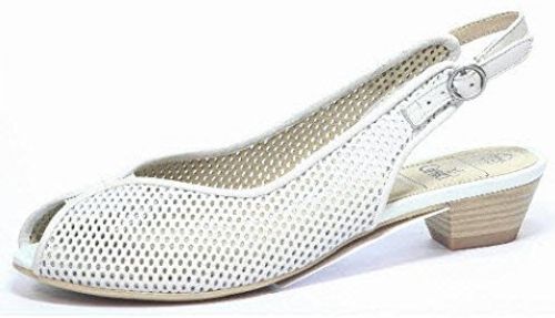 Немски Дамски обувки с отворени пръсти CAPRICE 9-29400-21 - бели