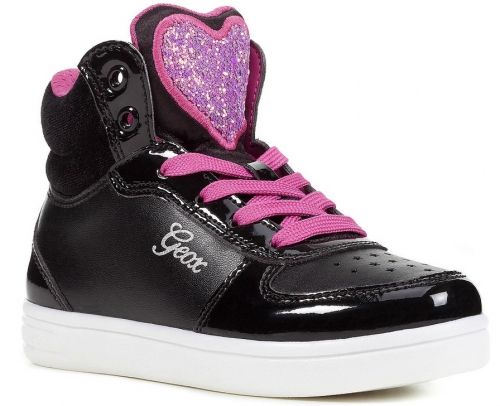 Girls' High Sneakers GEOX JR AVEUP J741ZC 0BCAR C9999 (black)