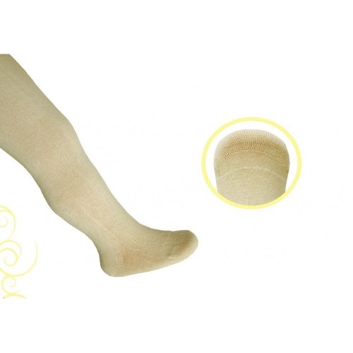 REWON 502004 Детски памучен чорапогащник в бледо жълто