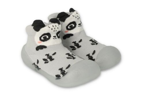 BEFADO 002P038 Бебешки Обувки чорапчета, Сиви с коала