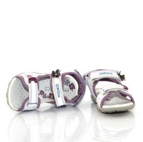 Girls' sandals GEOX B32D9Q 05015 C1002 (white/purple)