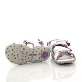 Girls' sandals GEOX B32D9Q 05015 C1002 (white/purple)