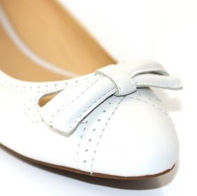 Pantofi femei GEOX alb din piele naturala