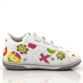 Pantofi fete GEOX multicolor cu velcro 