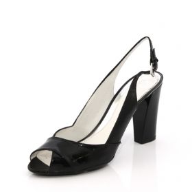 Women`s high heel sandals GEOX D91U1H 00066 C9999 (black)