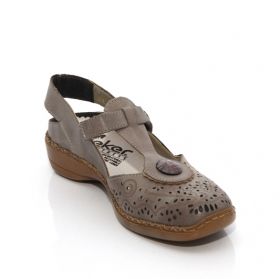 RIEKER 41371-40 Дамски обувки  с патентован комфорт - сиви