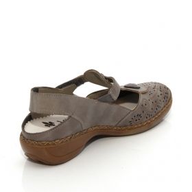 RIEKER 41371-40 Дамски обувки  с патентован комфорт - сиви 