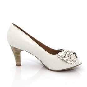 Немски Дамски обувки CAPRICE 9-29304-20 - бели с пандела