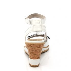 CAPRICE 9-28301-20 Female platform sandals (white)