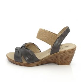 CAPRICE 9-28385-20 Women's sandals - blue/beige