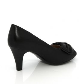 Немска марка Каприз обувки 9-29304-20 - черни с пандела