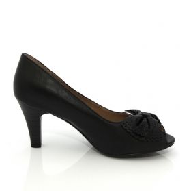 Немски Дамски обувки CAPRICE 9-29304-20 - черни с пандела