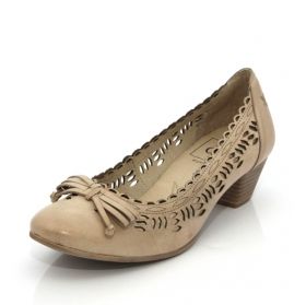 Дамски обувки с нисък токCAPRICE 9-22205-28, Бежови