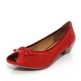 Дамски обувки с отворени пръсти CAPRICE 9-29104-22, Червени