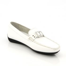 GEOX D5142P S0043 C1000 moccasins (white)