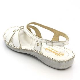 Sandale femei GLAMOUR albe