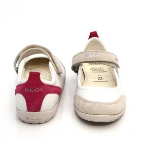 Pantofi GEOX alb din piede naturala