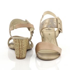 CAPRICE 9-28316-28 Women's Platform Sandals - Beige