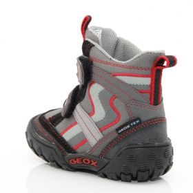 GEOX B1302T 0FU22 C0043 ankle boots (grey/red)