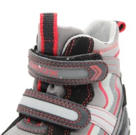 GEOX B1302T 0FU22 C0043 ankle boots (grey/red)