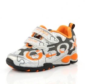 Baby Shoes GEOX B22A7T 01454 C0545 (grey/orange)