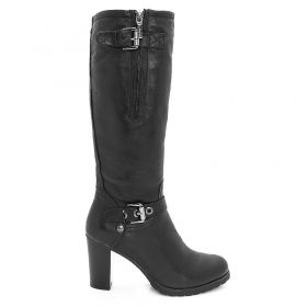 Women's Leather Boots GEOX D13U4E 000LM C9999 (black)