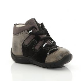 Бебешки кожени обувки първа стъпка Superfit 5-00337-02, Сиви