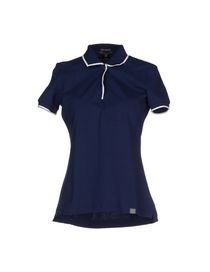Дамска блуза GEOX W2210C T0552 F4017 - синя  с къс ръкав