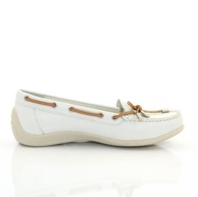 Women's Moccasins GEOX D3255A 00043 C1000 (white)