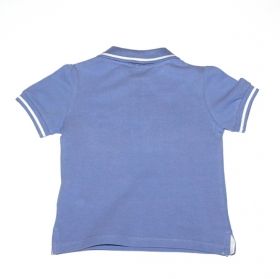 Детска блуза с къс ръкав Geox C9110M T0389 F4001 - синя100% памук 