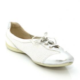 Women`s ballet pumps GEOX D91X8N S4382 C0007 (white)