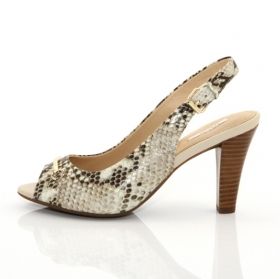Women's high heel sandals GEOX D32HJA 000RY C5000 (beige)