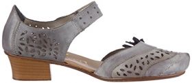 RIEKER 42676-40 Дамски обувки  с патентован комфорт - сиви