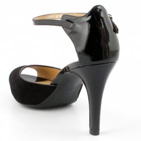 GEOX D22N9Z 02166 C9999 heeled sandals (black)