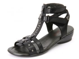 Leather Sandals Superfit 6-00187-01 - black