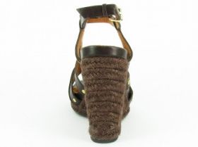 Дишащи Дамски сандали на платформа GEOX VICTORY D32P5B 00043 C6013 - кафяви