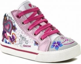 Girls' Sneakers GEOX J MOVIE J42L5E 0ANBJ C0406 (white/pink)