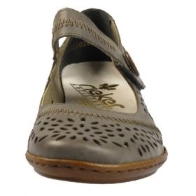 Дамски обувки RIEKER 44767-42 с патентован комфорт - сиви