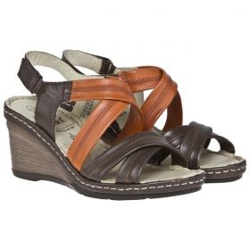 Women's Platform Sandals CAPRICE 9-28351-20 (brown)