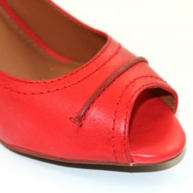 Дишащи Дамски Обувки GEOX D32T6C 00043 C7008 - червени