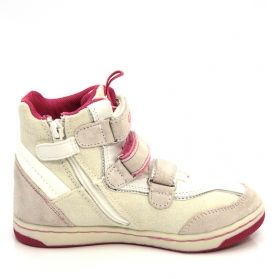 Kids' Sneakers GEOX CREAMY J42L5F 01022 C1236 (white/light grey)