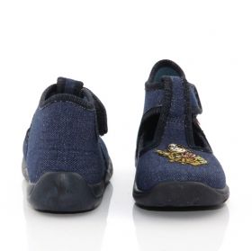 Текстилни бебешки обувки Superfit 8-00263-81, Син деним