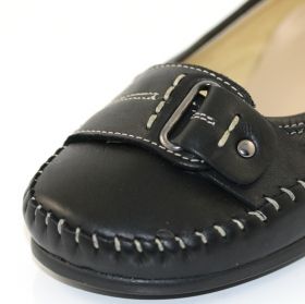 Pantofi  femei BOXER din piele naturala, negri