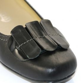 Pantofi femei BOXER negri din piele naturala
