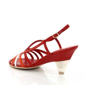 Women`s sandals GEOX D TARA D91P4Q 00066 C0003 (red/white)