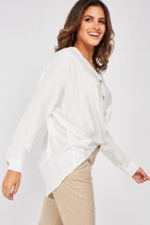 Дамска блуза с прилеп ръкав и копчета