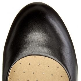 Черни кожени дамски обувки с ток GEOX MARIELE D32T6E 00043 C9999